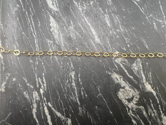 Gold-Filled Circle Link Anklet