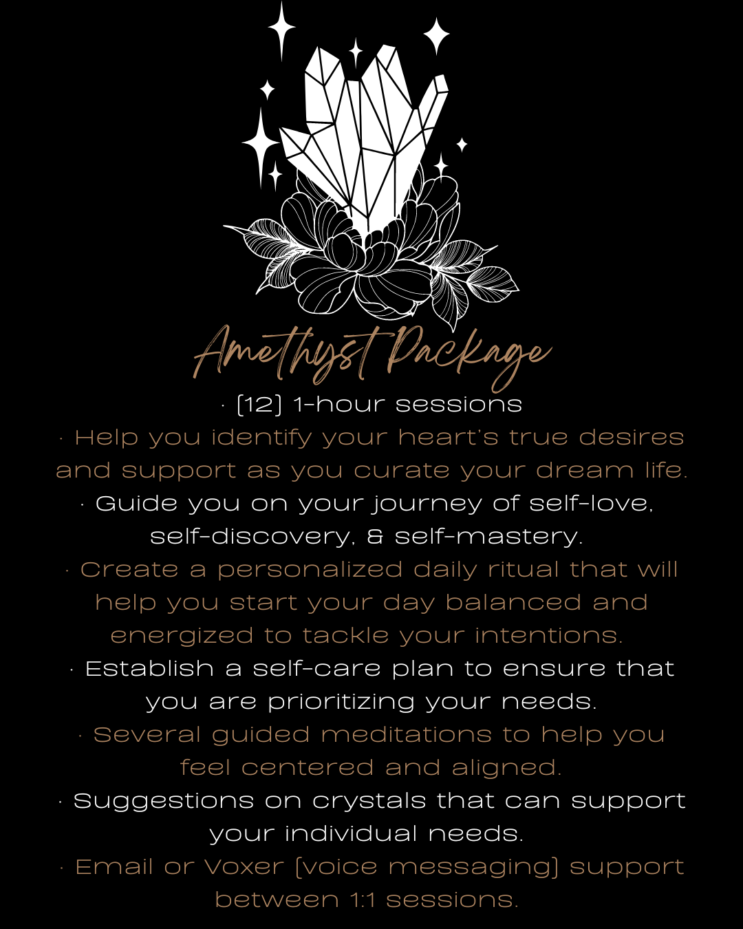 Life Coaching - Amethyst Package