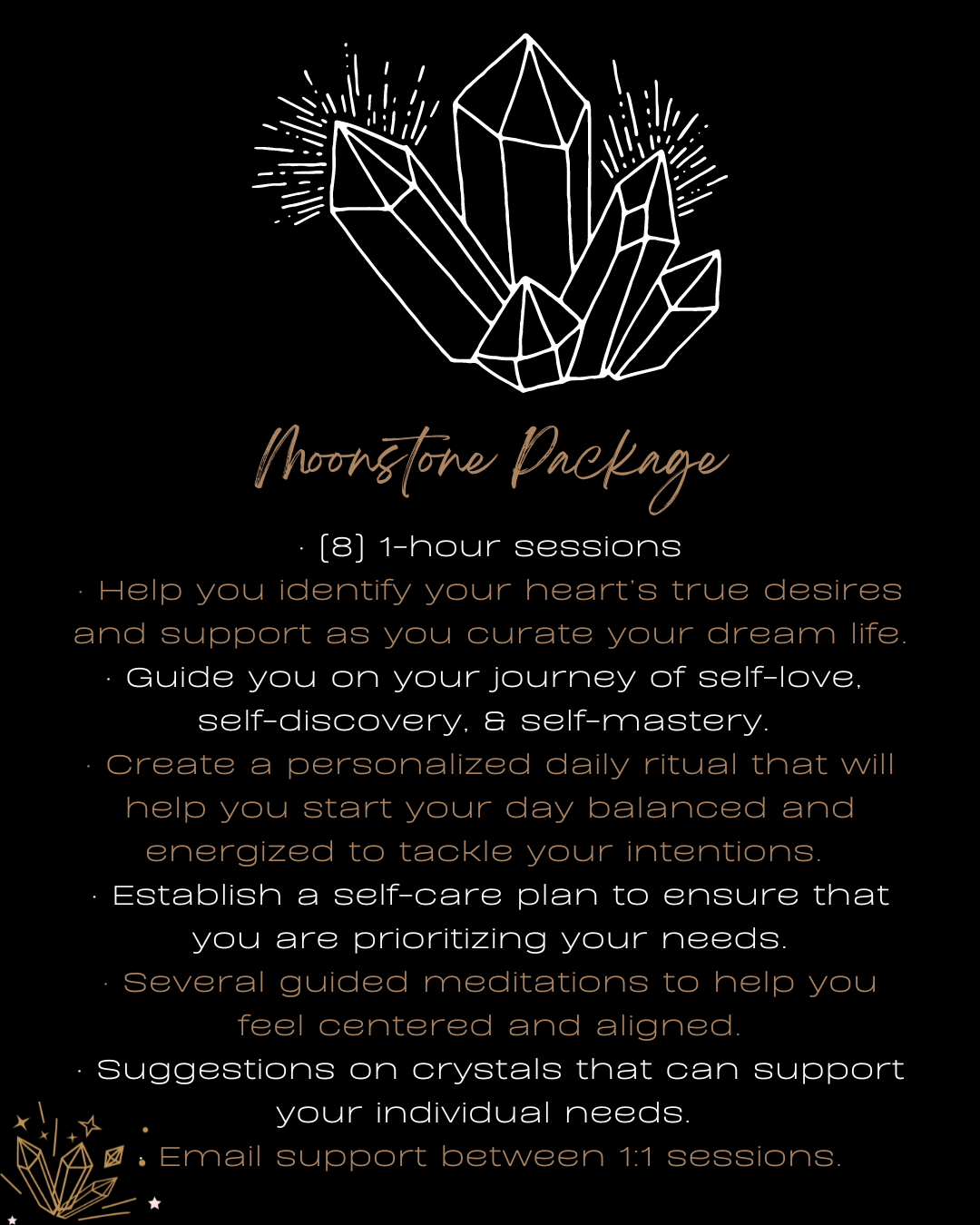 Life Coaching - Moonstone Package