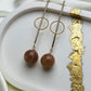 Gemstone Drop Earrings